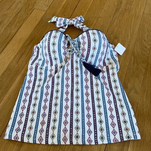 NWT Jessica Simpson Tankini Swim Top - Picture 3 of 6